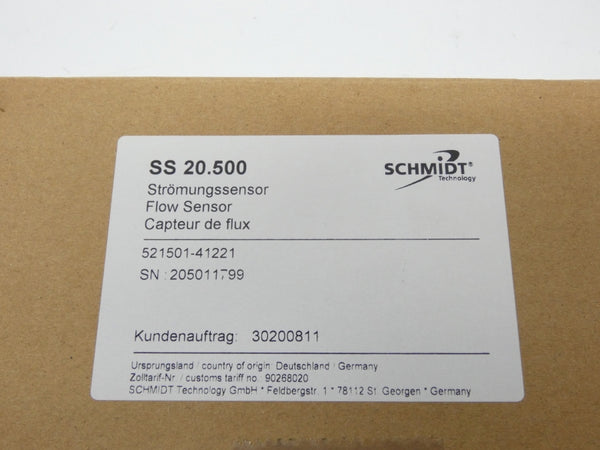SCHMIDT TECHNOLOGY SS20.500 521501-41221 NSMP