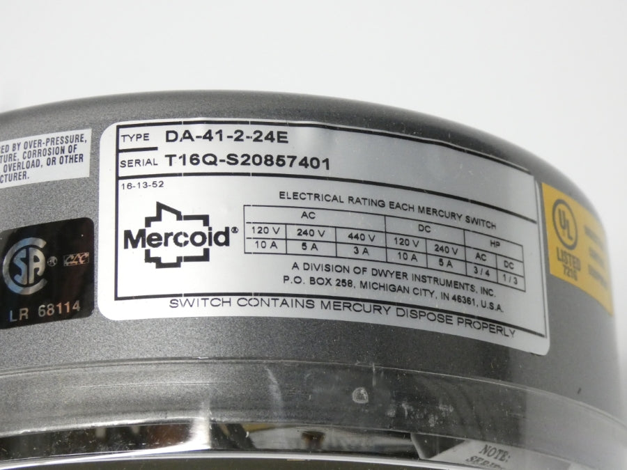 MERCOID DA-41-2-24E 120/240/440V 3/5/10A NSMP
