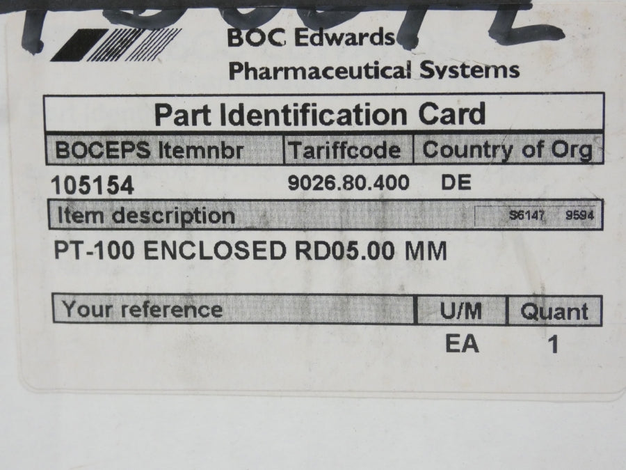 BOC EDWARDS PT-100 NSMP