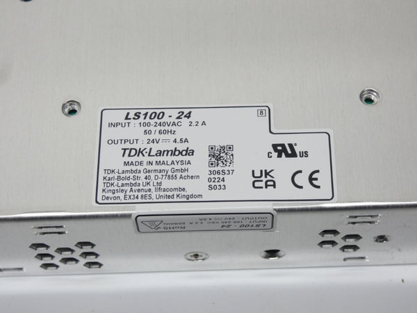 LAMBDA LS100-24 100-240VAC 2.2A NSNP