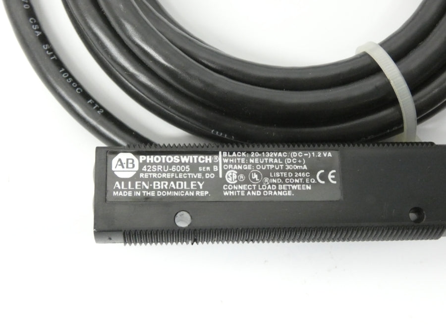 ALLEN BRADLEY 42SRU-6005 SER. B 20-132VAC/DC (BR/WH) NSMP
