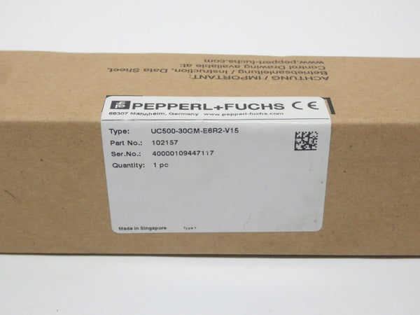 PEPPERL+FUSCH UC500-30GM-E6R2-V15 102157 10-30VDC NSMP