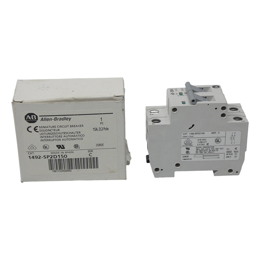 ALLEN BRADLEY 1492-SP2D150 SER. C 450V 15A (WH) NSMP