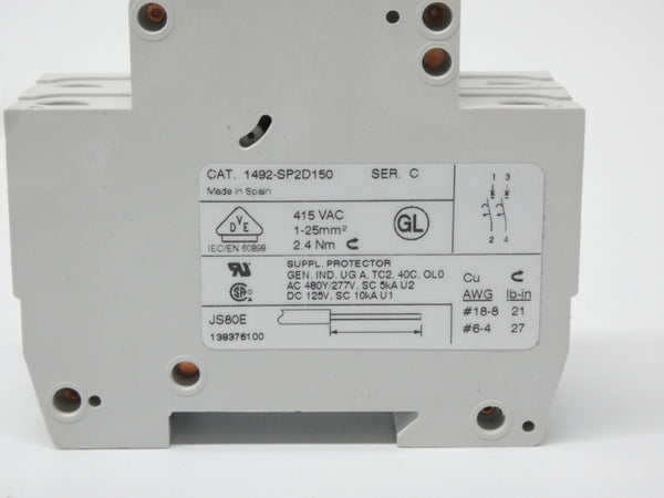 INDUSTRIAL SPARE PART 1492-SP2D150 SER. C 450V 15A (WH) NSMP