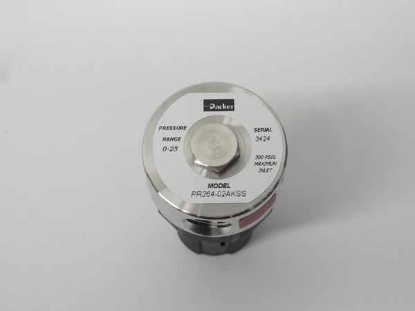 PARKER PR364-02AKSS 0-25PSI 1/4" NSMP