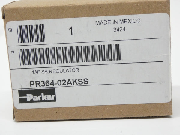 PARKER PR364-02AKSS 0-25PSI 1/4" NSMP
