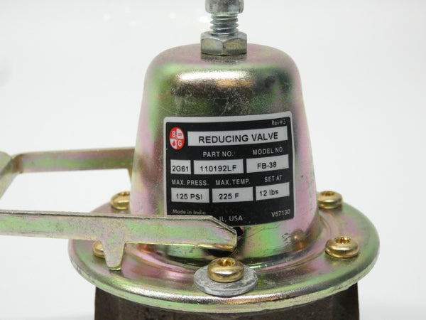 BELL & GOSSETT 110192LF FB-38 125PSI NSMP