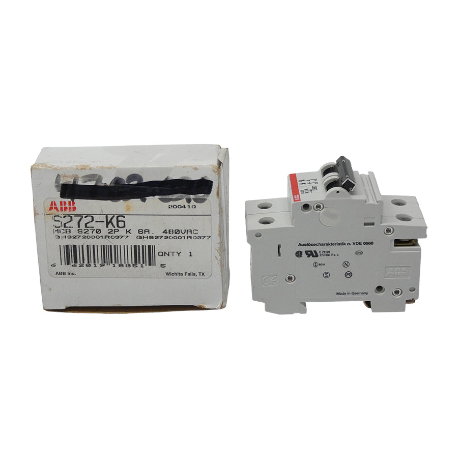 ABB S272-K6 480VAC 6A NSMP