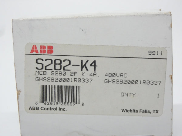 ABB S282-K4 480VAC 4A NSMP