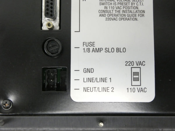 CTI 5251-TI5 502A-5251-TI5/2 REV.002 110/220VAC (AS PICTURED) UNMP