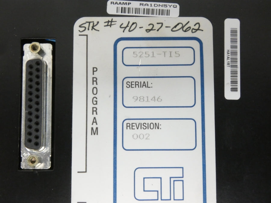 CTI 5251-TI5 502A-5251-TI5/2 REV.002 110/220VAC (AS PICTURED) UNMP