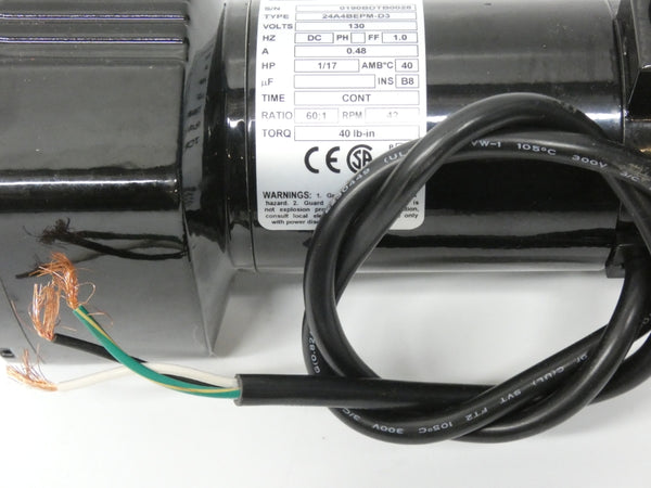 BODINE 24A4BEPM-D3 130V 0.48A NSNP