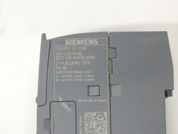 SIEMENS 6ES7234-4HE32-0XB0 10VDC NSNP