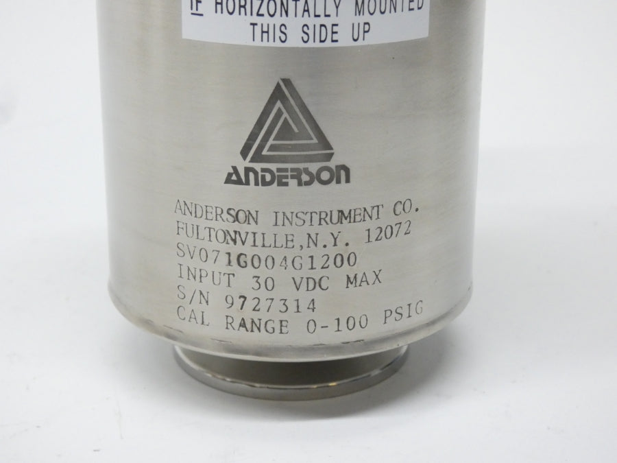 ANDERSON INSTRUMENT SV071G004G1200 30VDC 0-100PSI (RED) NSNP