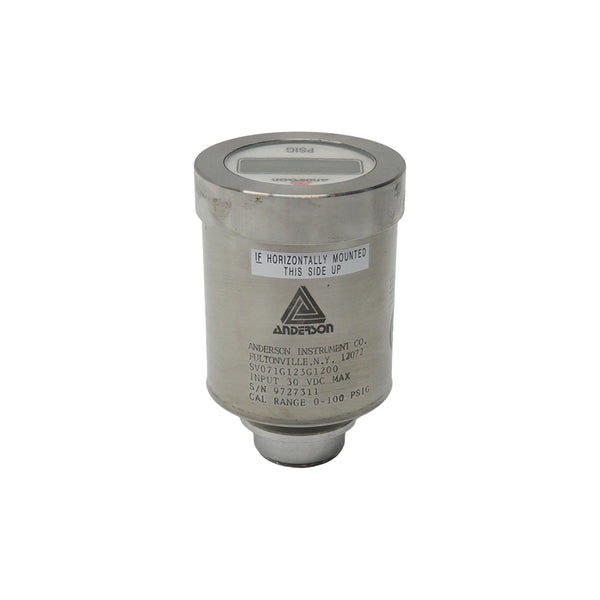 ANDERSON INSTRUMENT SV071G123G1200 30VDC 0-100PSI NSNP