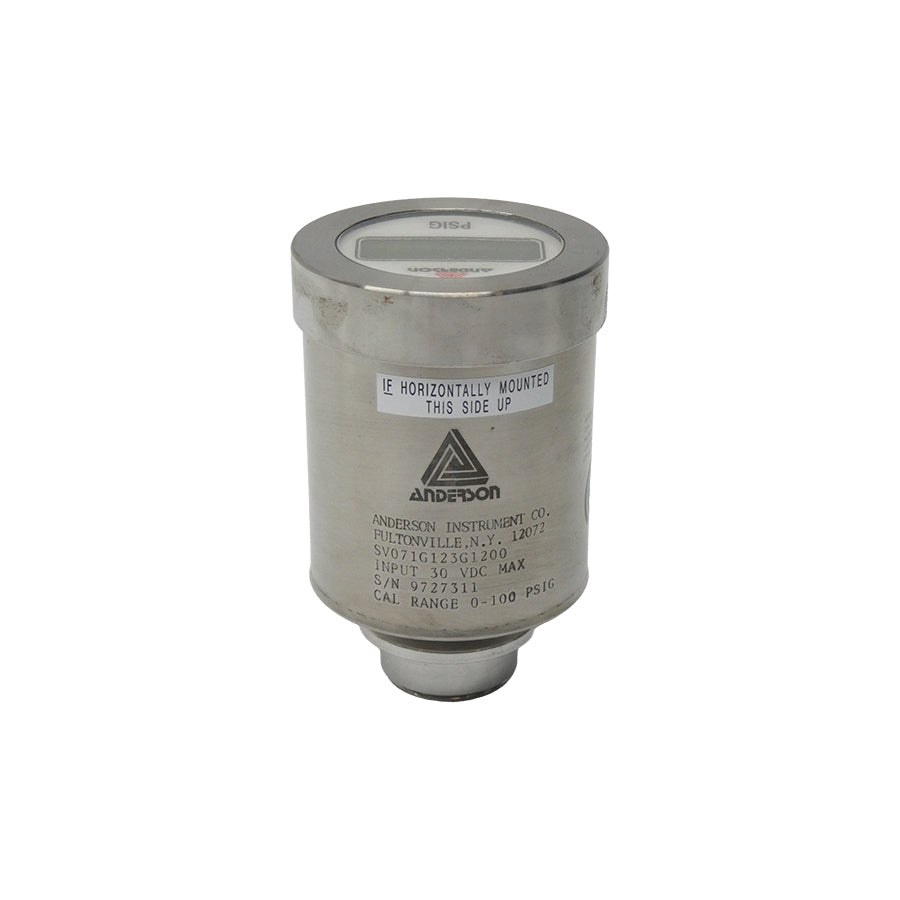 ANDERSON INSTRUMENT SV071G123G1200 30VDC 0-100PSI NSNP