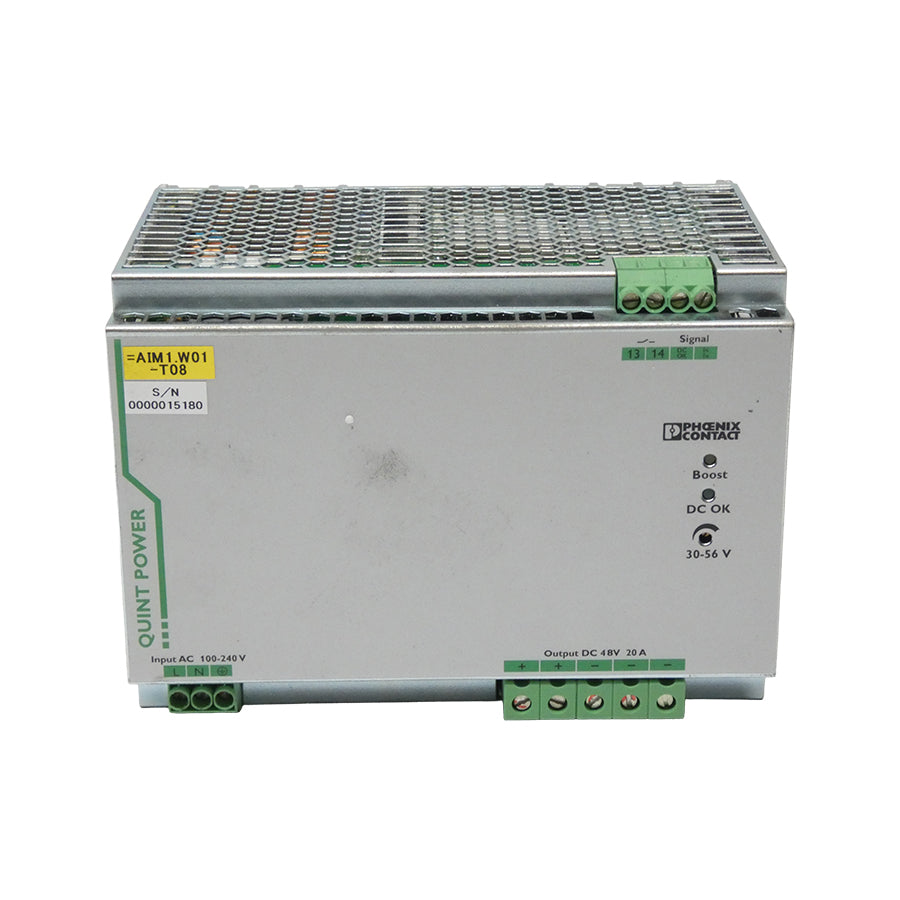 PHOENIX CONTACT QUINT-PS/1AC/48DC/20 2866695 100-240V 5.0-11.9A NSNP