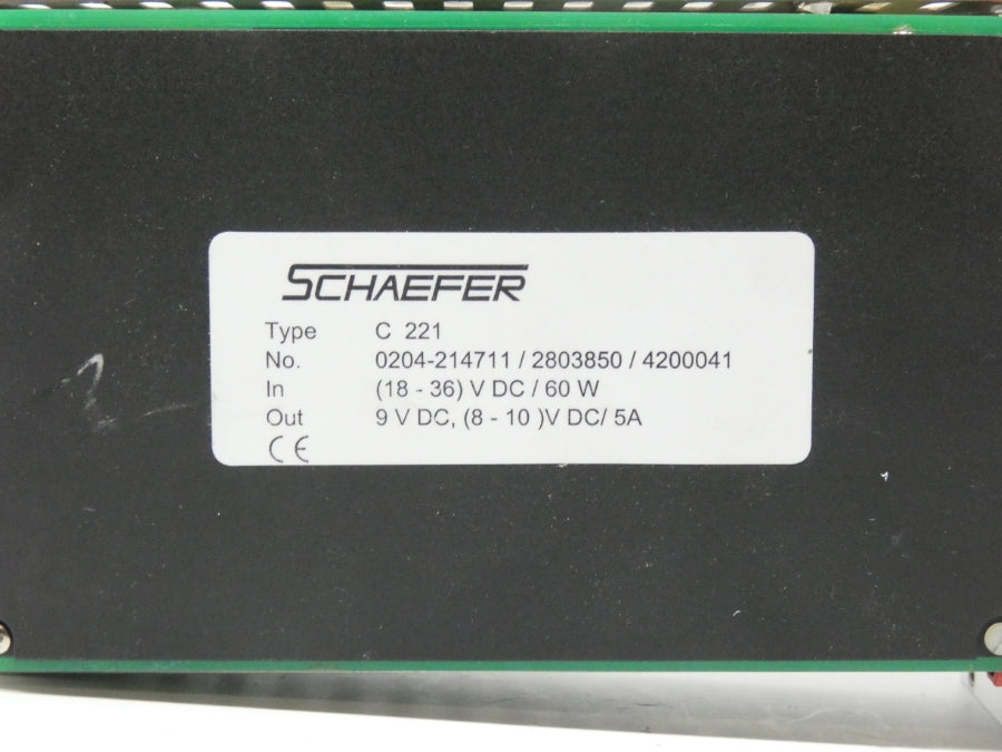 SCHAEFER C221 0204-214711 18-36VDC 5A NSNP
