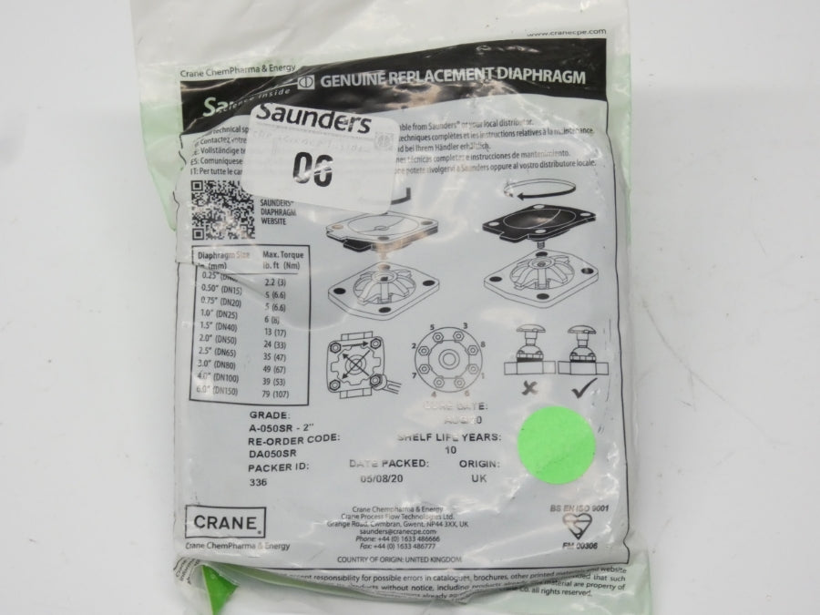 SAUNDERS A-050SR-2" DA050SR NSMP