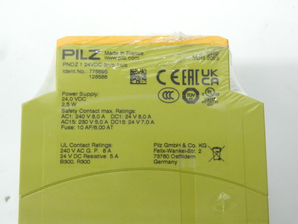 PILZ PNOZ124VDC3N/O1N/C 775695 240V 8A NSNP