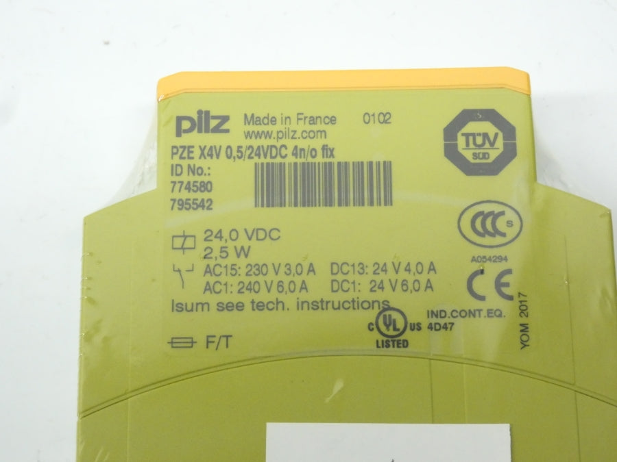 PILZ PZEX4V0.5/24VDC4N/OFIX 774580 240V 6A NSNP