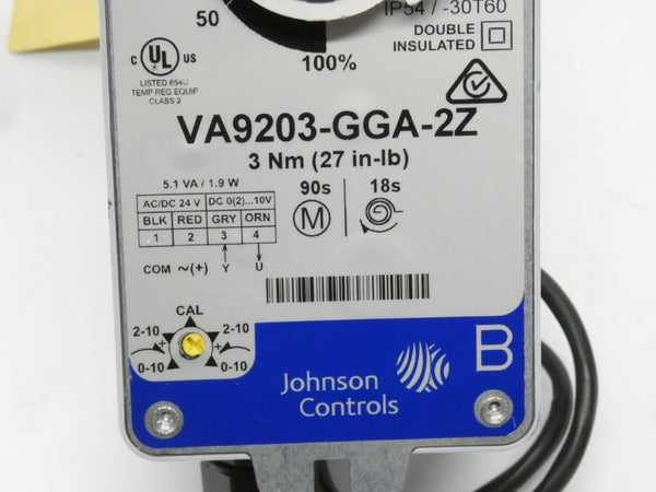 JOHNSON CONTROLS VG1245BGH943GGA VA9203-GGA-2Z (SHORT) NSNP