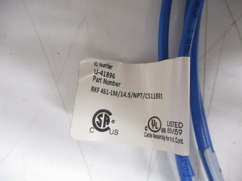 TURCK RKF461-1M/14.5/NPT/CS11891 U-41896 600V 10A NSMP