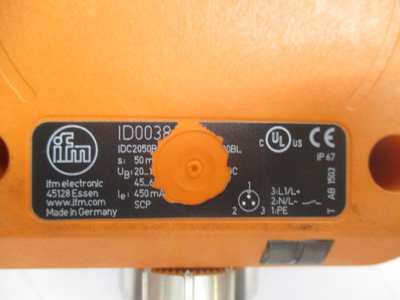 IFM EFECTOR ID0038E10730 ID0038 20-140VAC UNMP
