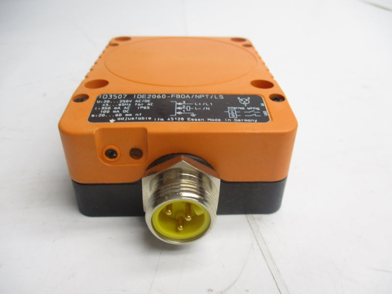 IFM EFECTOR IDE2060-FB0A/NPT/LS ID3507 20-250VAC NSMP