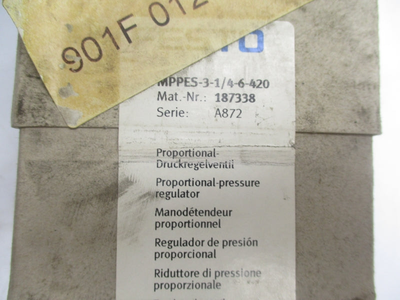FESTO MPPES-3-1/4-6-420 187338 18-30VDC NSFS