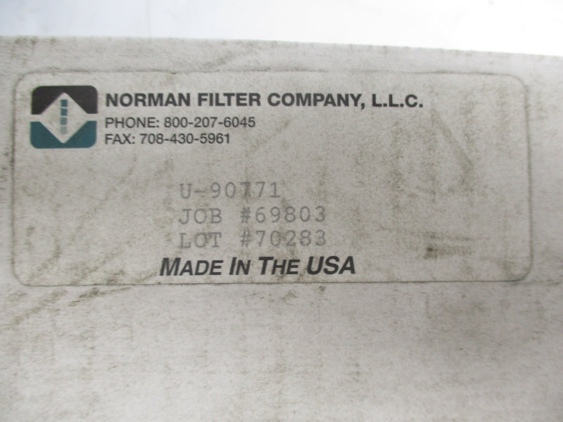NORMAN FILTER COMPANY U-90771 NSMP