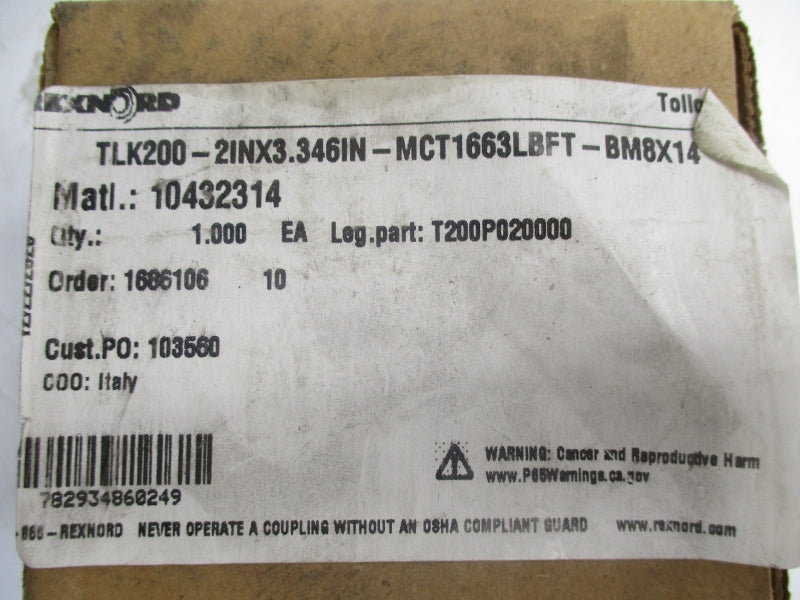 REXNORD 10432314 NSMP