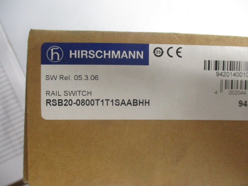 HIRSCHMANN RSB20-0800T1T1SAABHH05.3.06 12-24V 0.3A NSMP