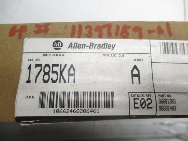 ALLEN BRADLEY 1785-KA SER. A REV. E02 F/W E 5VDC 1.4A UNMP