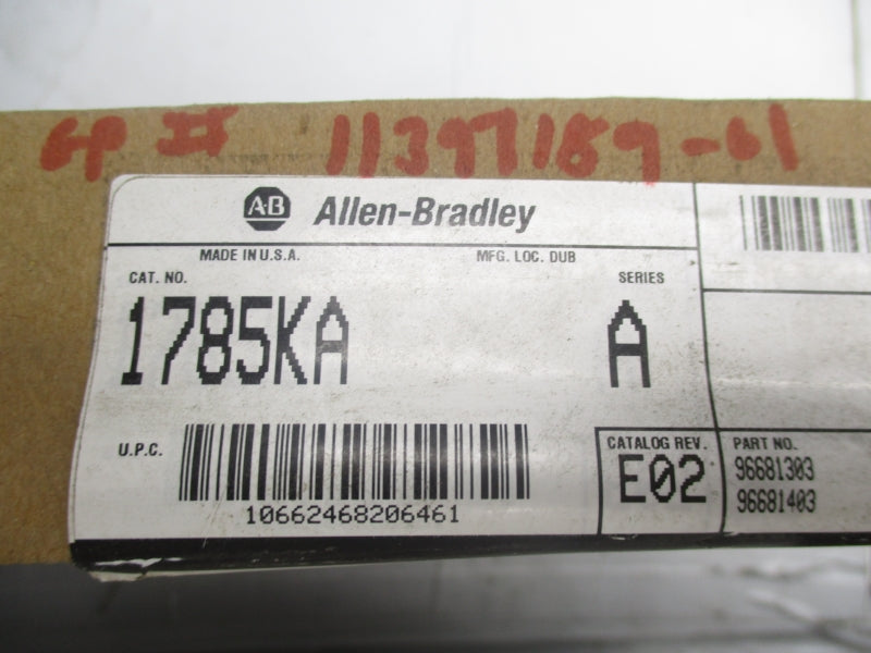 ALLEN BRADLEY 1785-KA SER. A REV. E02 F/W E 5VDC 1.4A UNMP