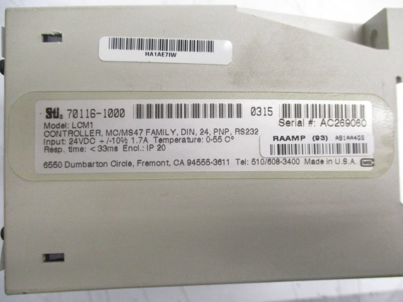 STI 70116-1000 LCM1 24VDC UNMP