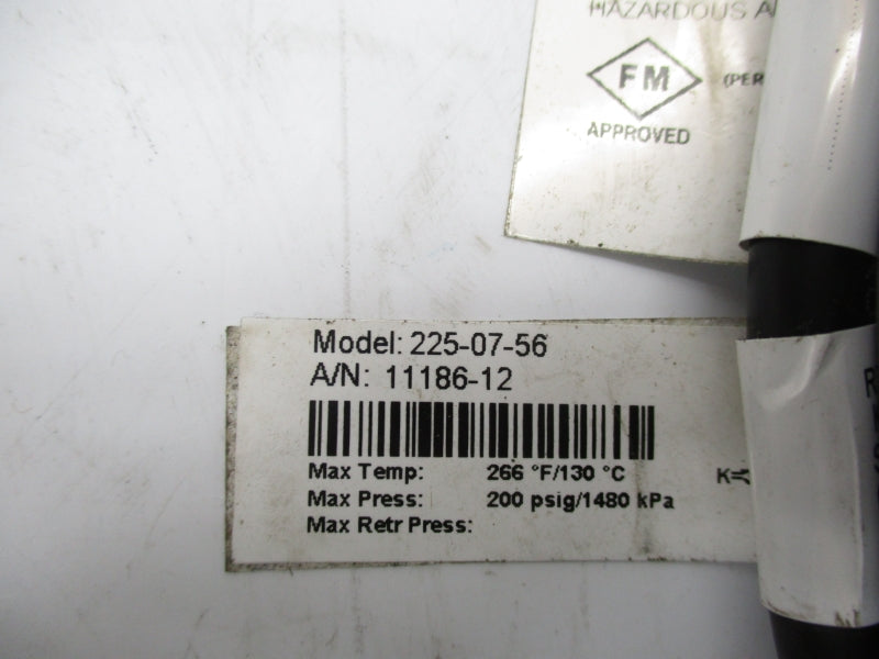ROSEMOUNT 225-07-56 11186-12 200PSI NSNP