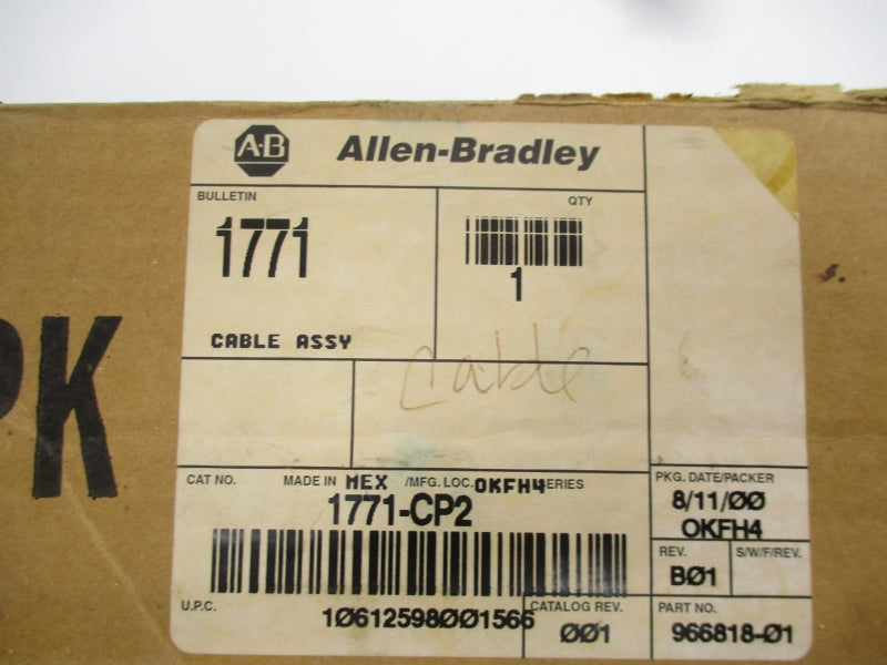 ALLEN BRADLEY 2772-CP2 NSMP