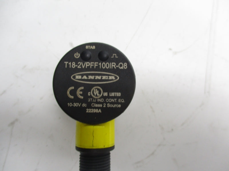 BANNER ENGINEERING T18-2VPFF100IR-Q8 10-30V UNMP