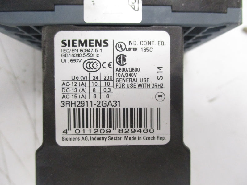 SIEMENS 3RH2371-2FB40 230V NSMP