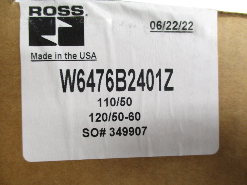 ROSS W6476B2401Z 110-120VAC NSFS