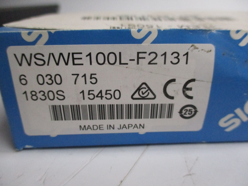 SICK WE100L-F2131 6030715 10-30V .1A NSMP