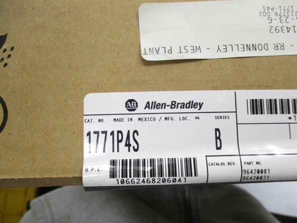 ALLEN BRADLEY 1771-P4S SER. B DATE:2012 NSFS