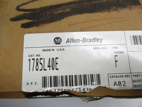ALLEN BRADLEY 1785 -L40E SER. F REV. A02 F 3.6A 5VDC NSMP