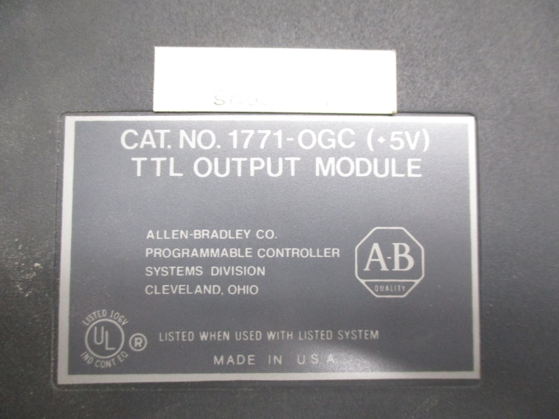 ALLEN BRADLEY 1771-OGC 5V UNMP