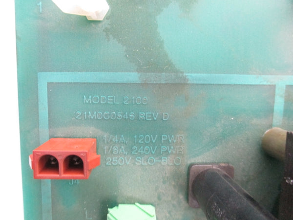CIRCUIT BOARD MODEL 2100 21M0C0546 240V 5A REV. D UNMP