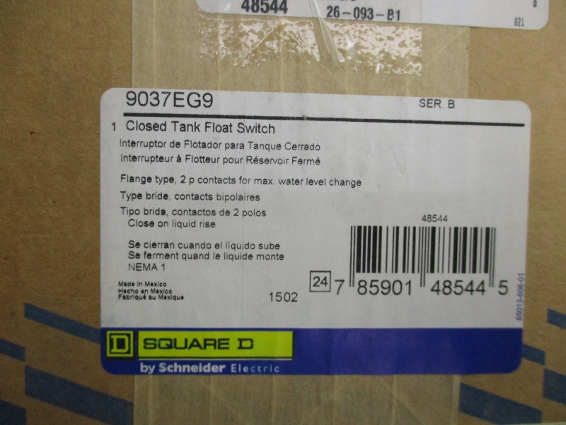 SQUARE D 9037EG9 SER. B NSMP