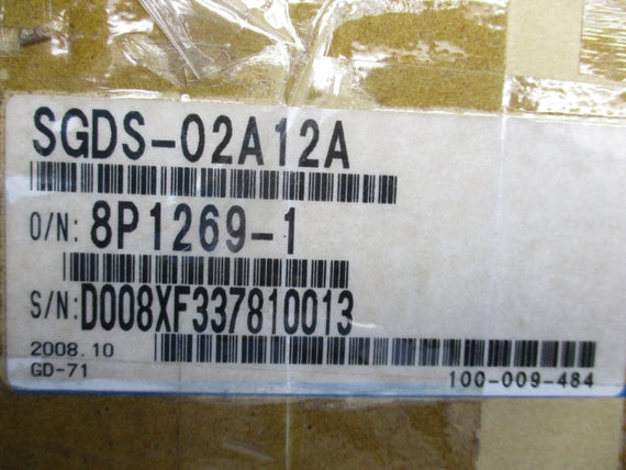 YASKAWA SGDS-02A12A 200-230V 2.4A NSMP