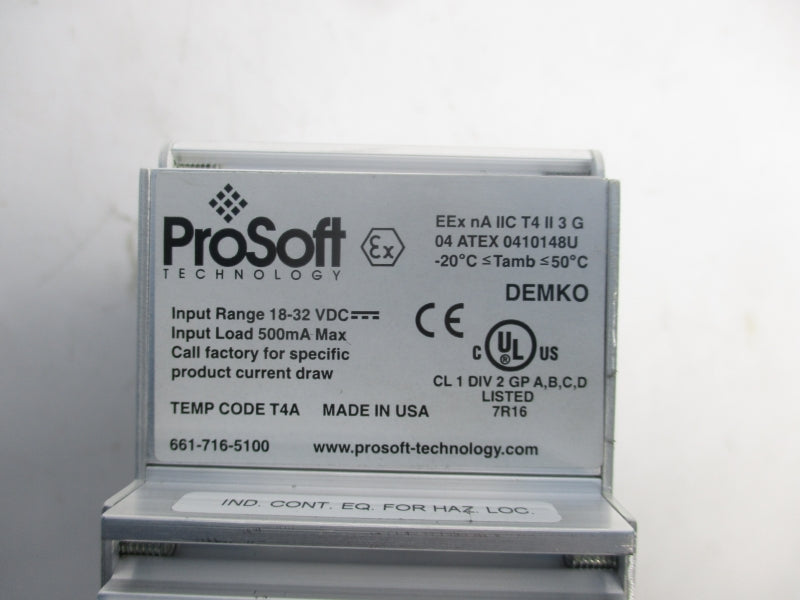 PROSOFT TECHNOLOGY 5204-DFNT-PDPMV1 18-32VDC NSMP