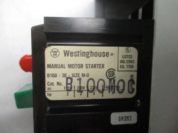WESTINGHOUSE B100S0C 460-575V 5A NSNP